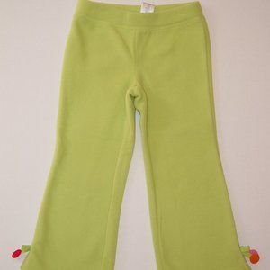 NWT Gymboree 5 or 6 pants Cozy Cutie green microfleece